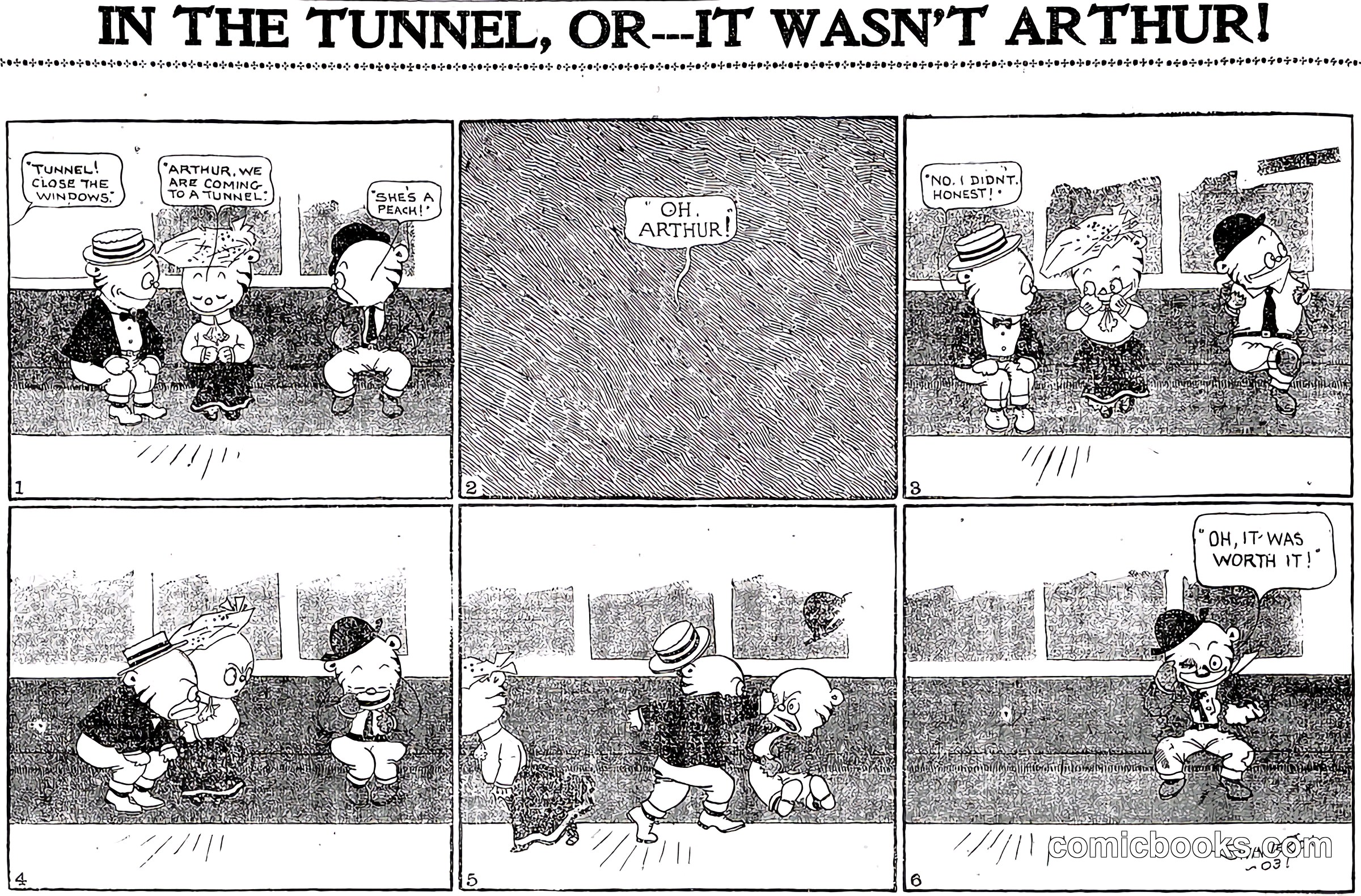 In the Tunnel, or It Wasn't Arthur!