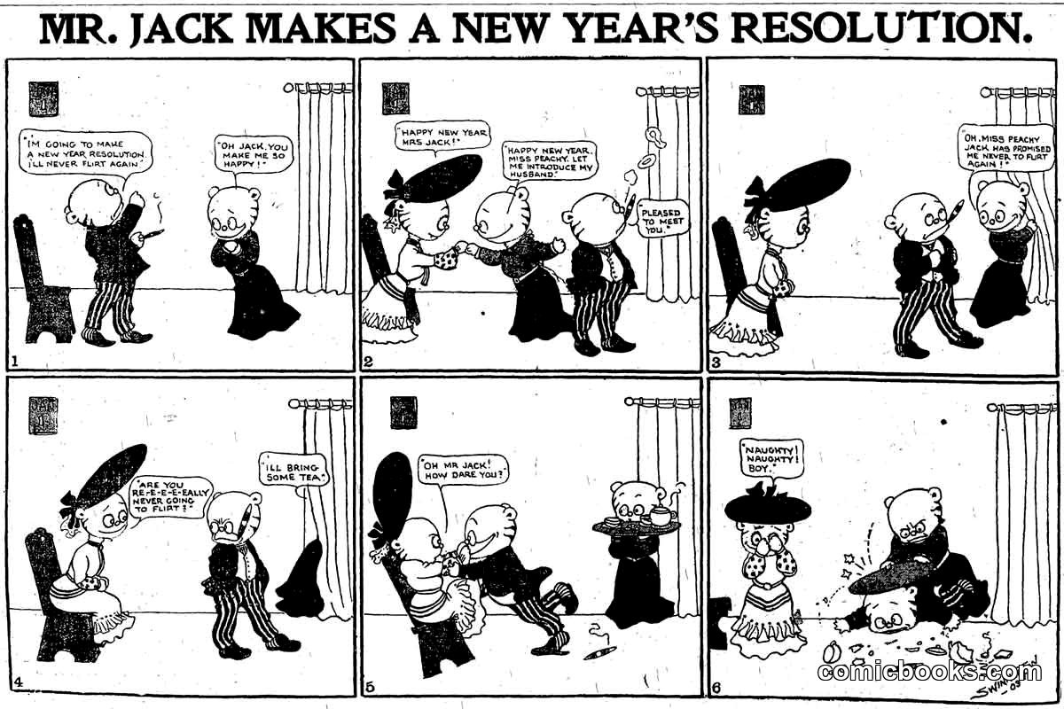 Mr. Jack Makes a New Year's Resolution