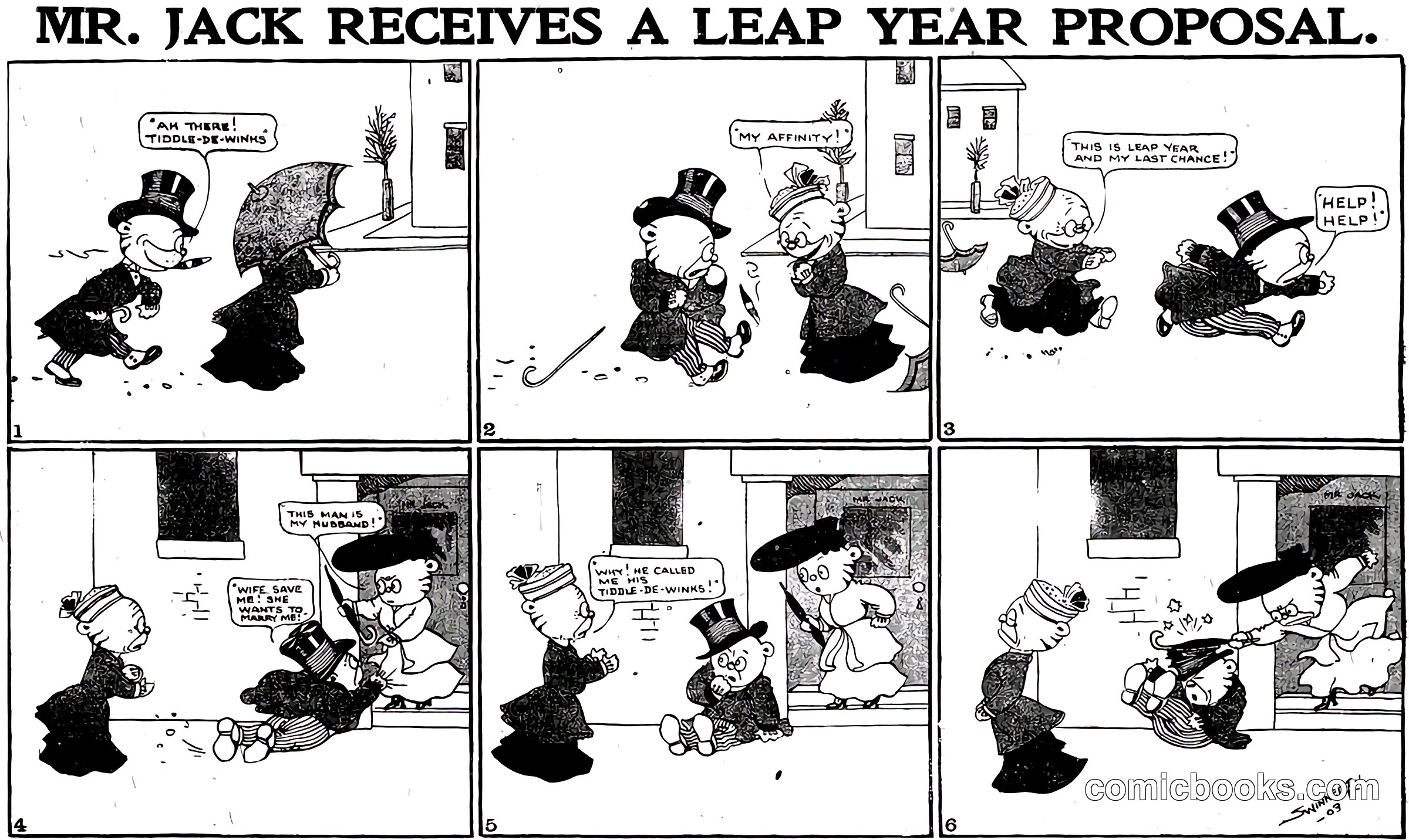 Mr. Jack Receives a Leap Year Proposal
