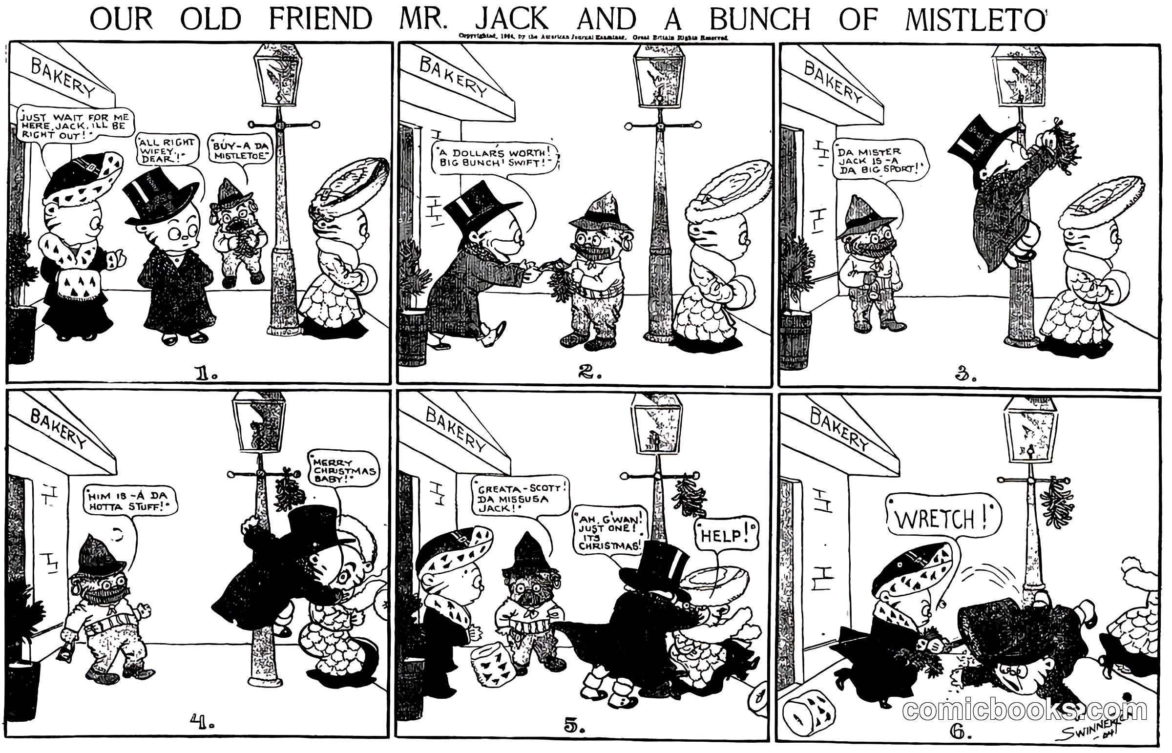 Our Old Friend Mr. Jack and a Bunch of Mistletoe