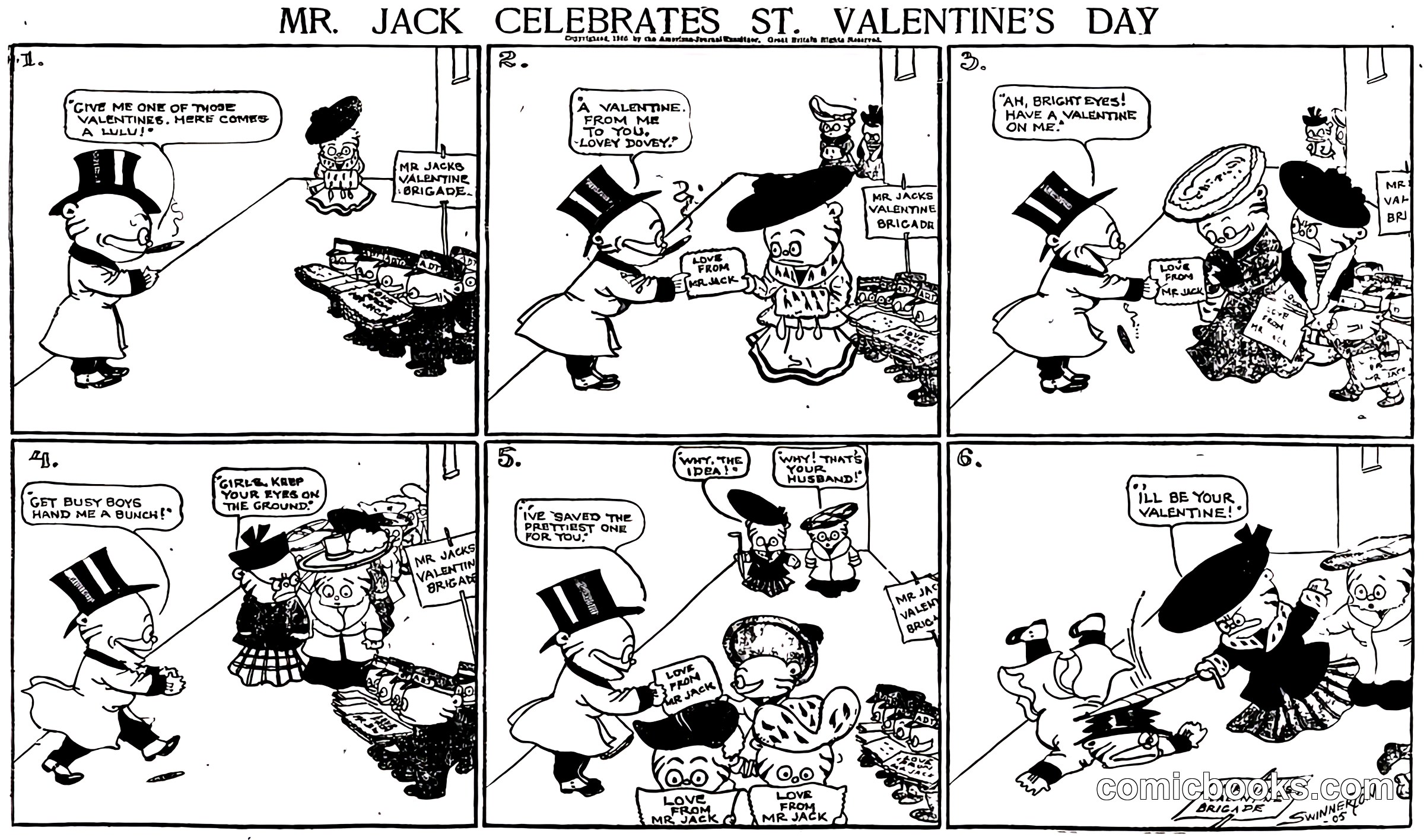 Mr. Jack Celebrates St. Valentine's Day