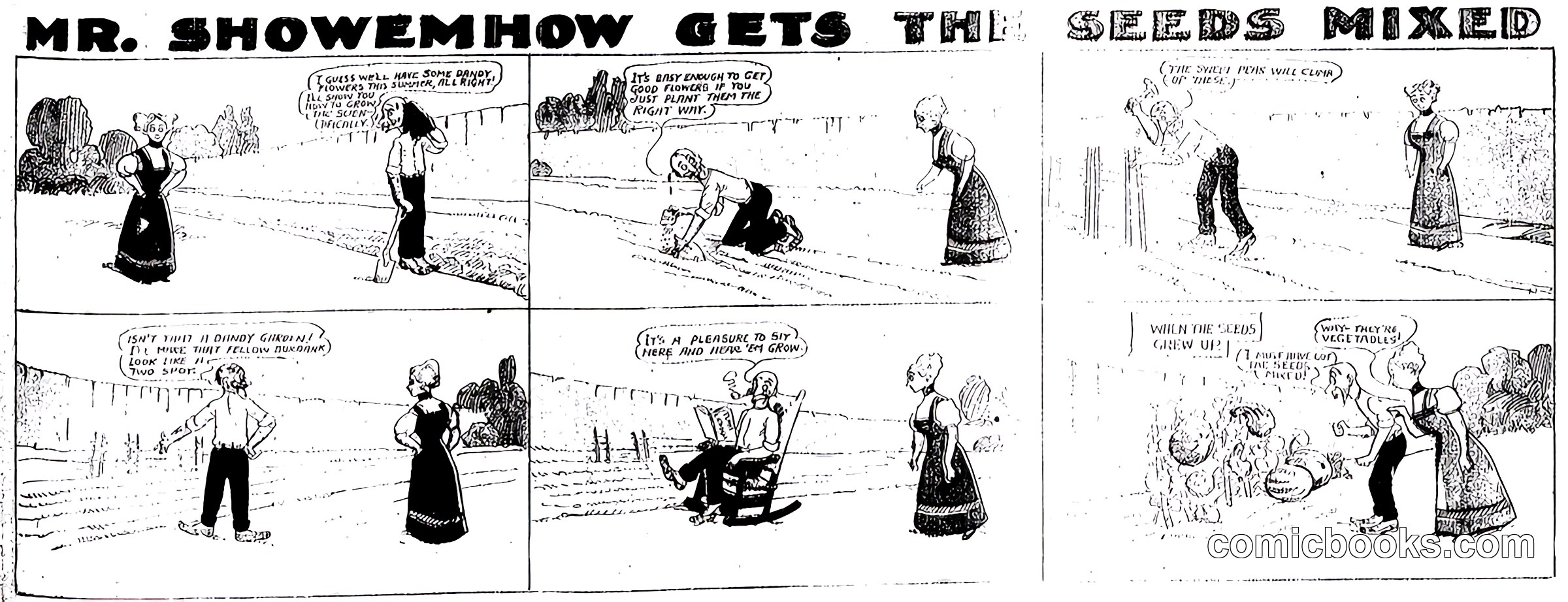 Mr. Showemhow Gets the Seeds Mixed