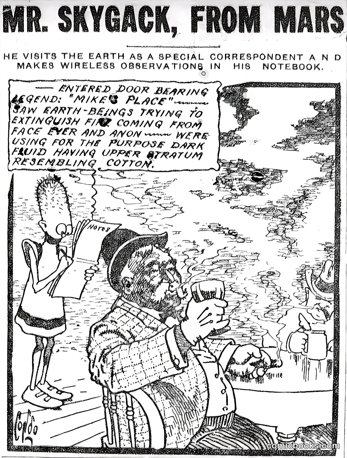 Mr. Skygack, From Mars
