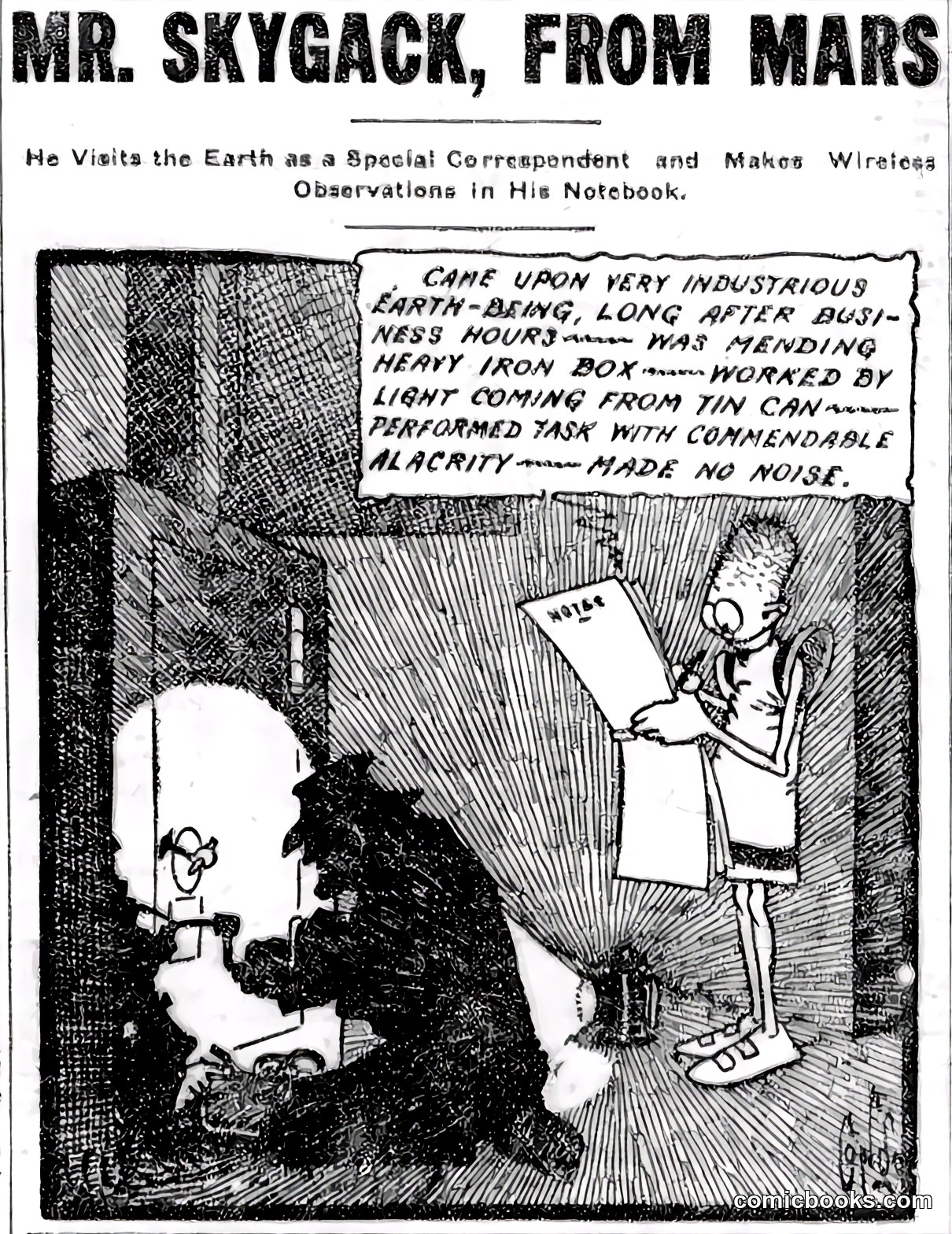 Mr. Skygack, from Mars