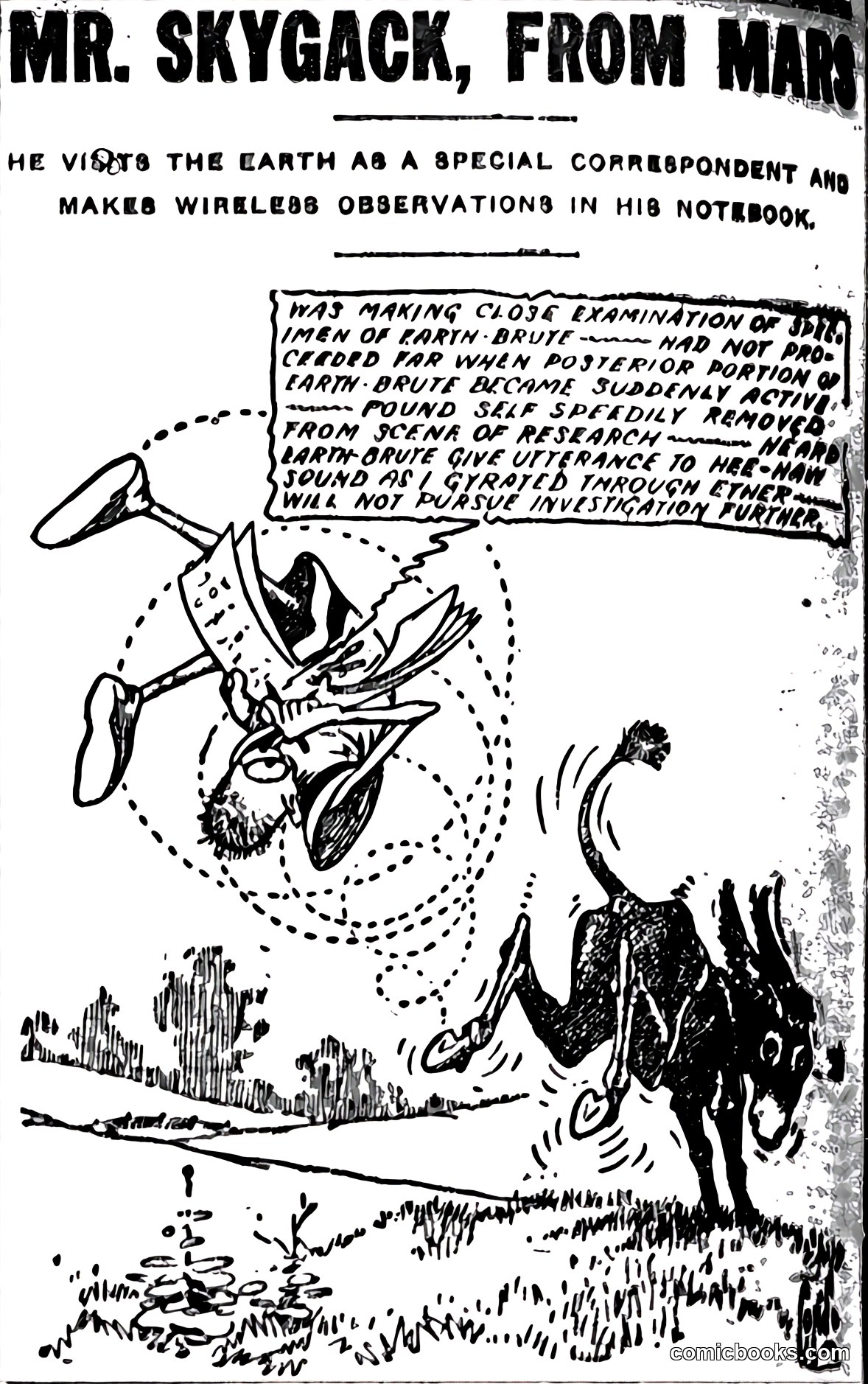 Mr. Skygack, From Mars