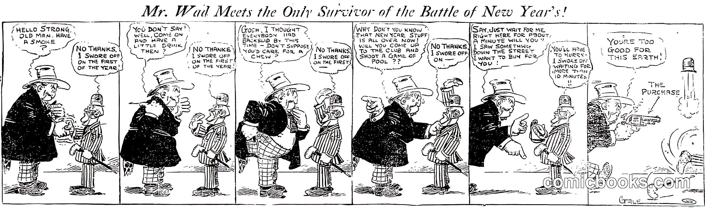 Mr. Wad Meets the Only Survivor of the Battle of New Year's!