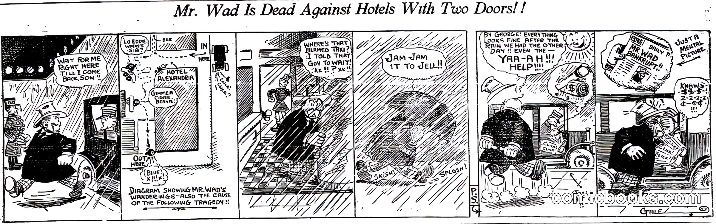 Mr. Wad Is Dead Against Hotels With Two Doors!!