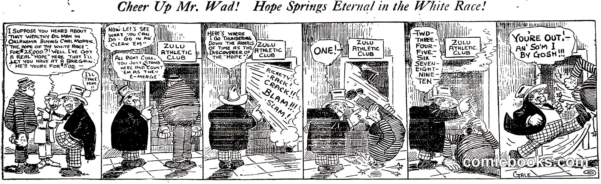 Mr. Wad Comic Strip