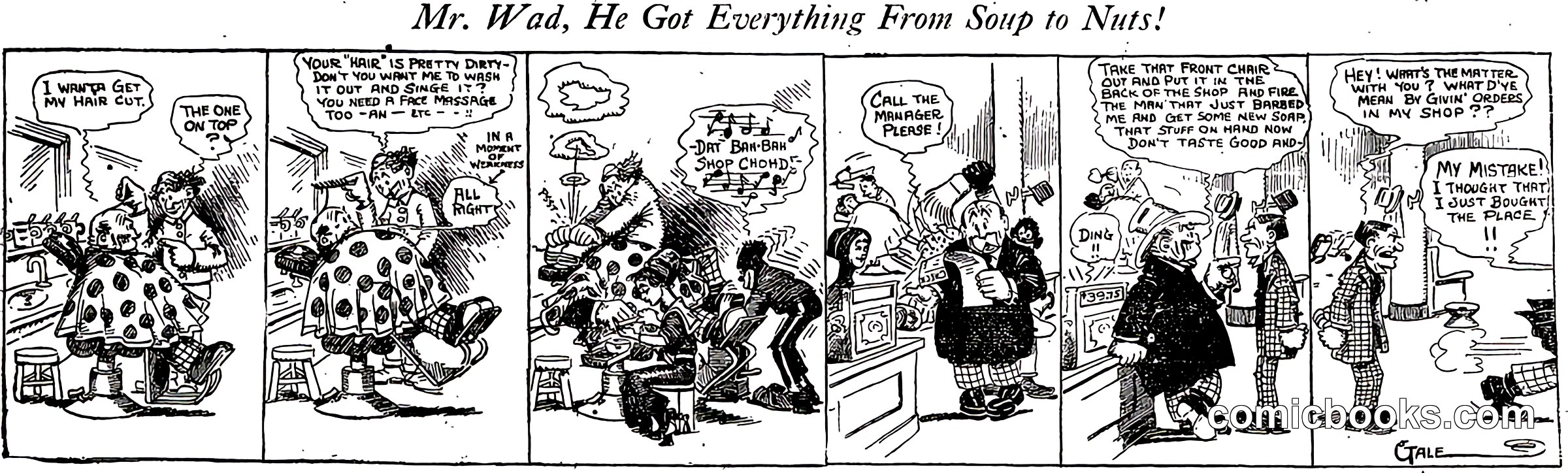 Mr. Wad, He Got Everything From Soup to Nuts