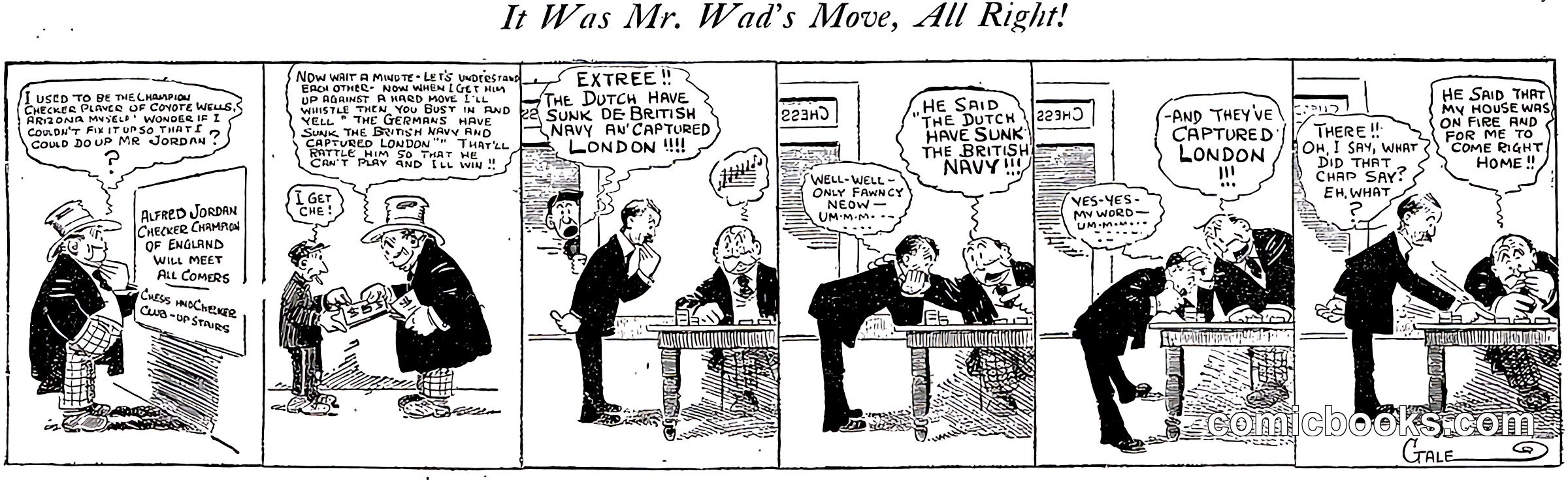 It Was Mr. Wad's Move, All Right!