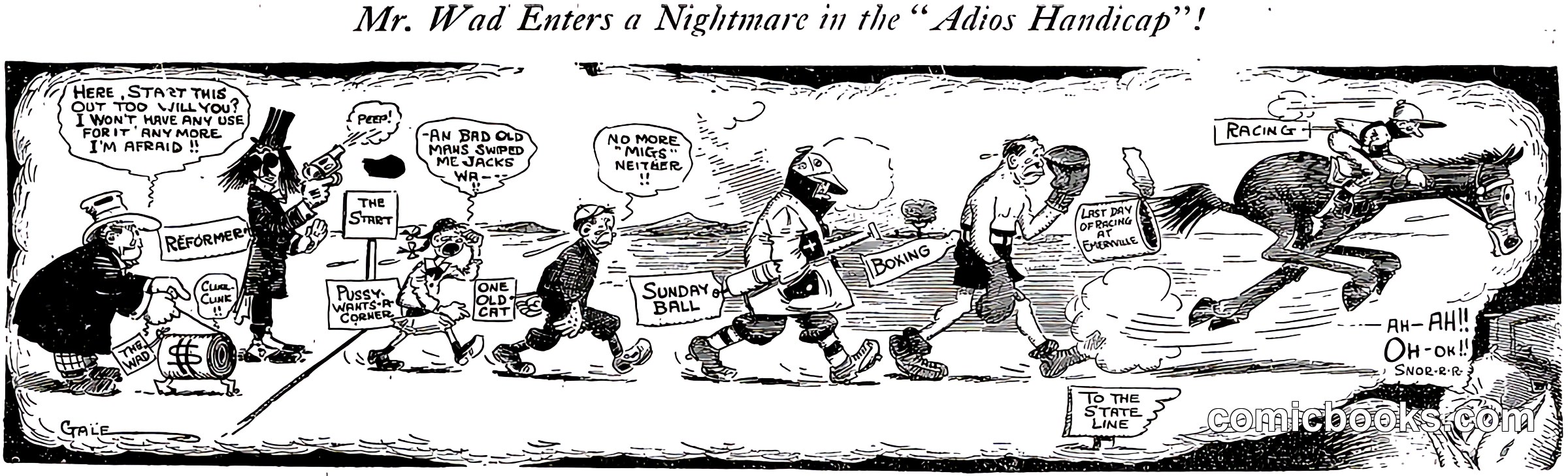Mr. Wad Enters a Nightmare in the 'Adios Handicap'