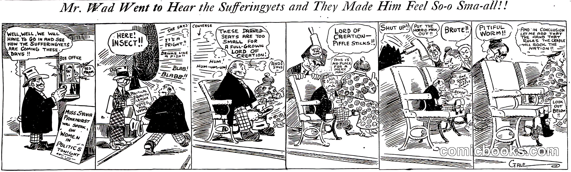 Mr. Wad Went to Hear the Sufferingetts and They Made Him Feel So-o Sma-all!!!