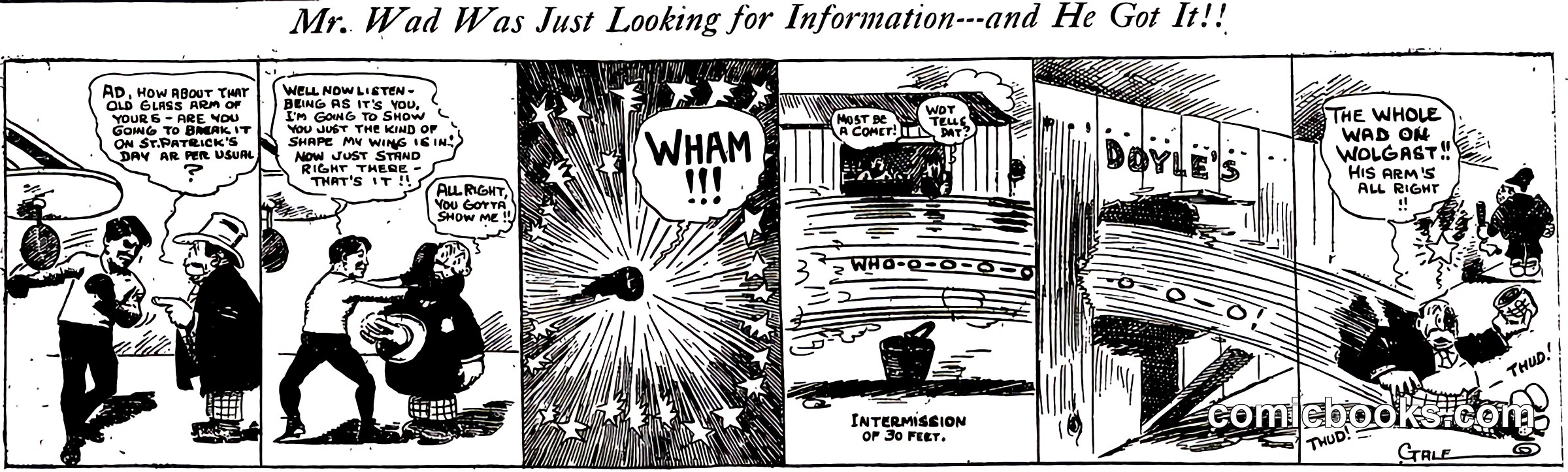 Mr. Wad Was Just Looking for Information—and He Got It!!!
