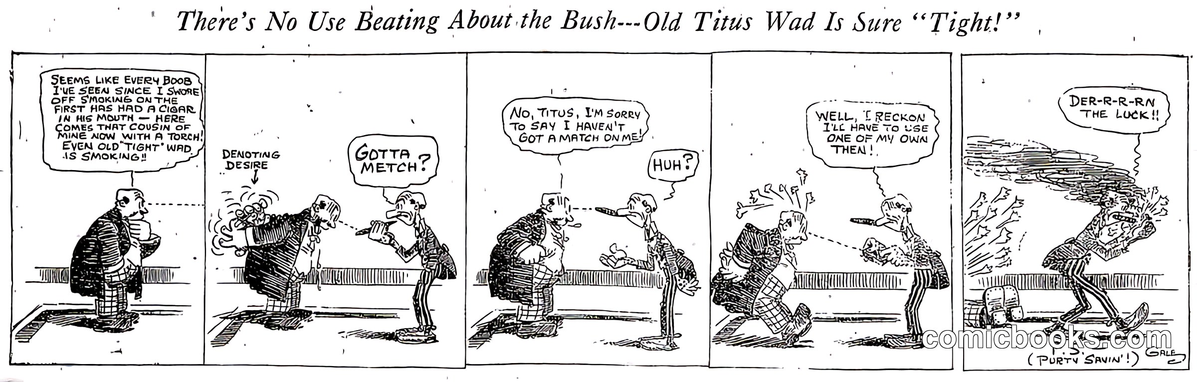 There's No Use Beating About the Bush