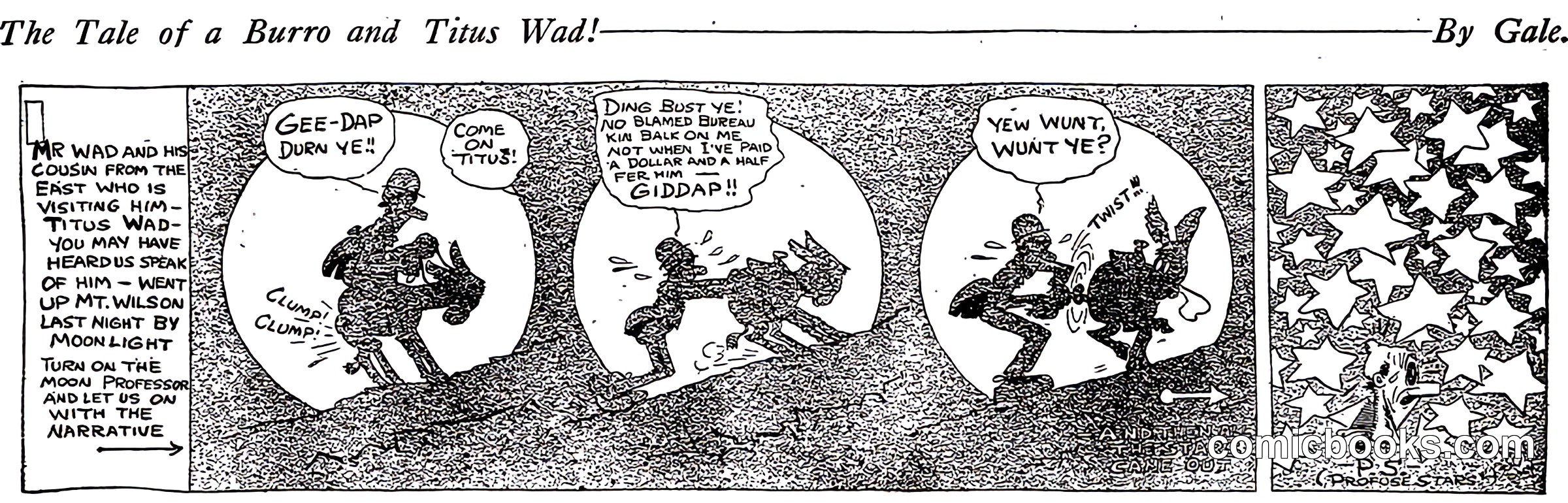 The Tale of a Burro and Titus Wad!