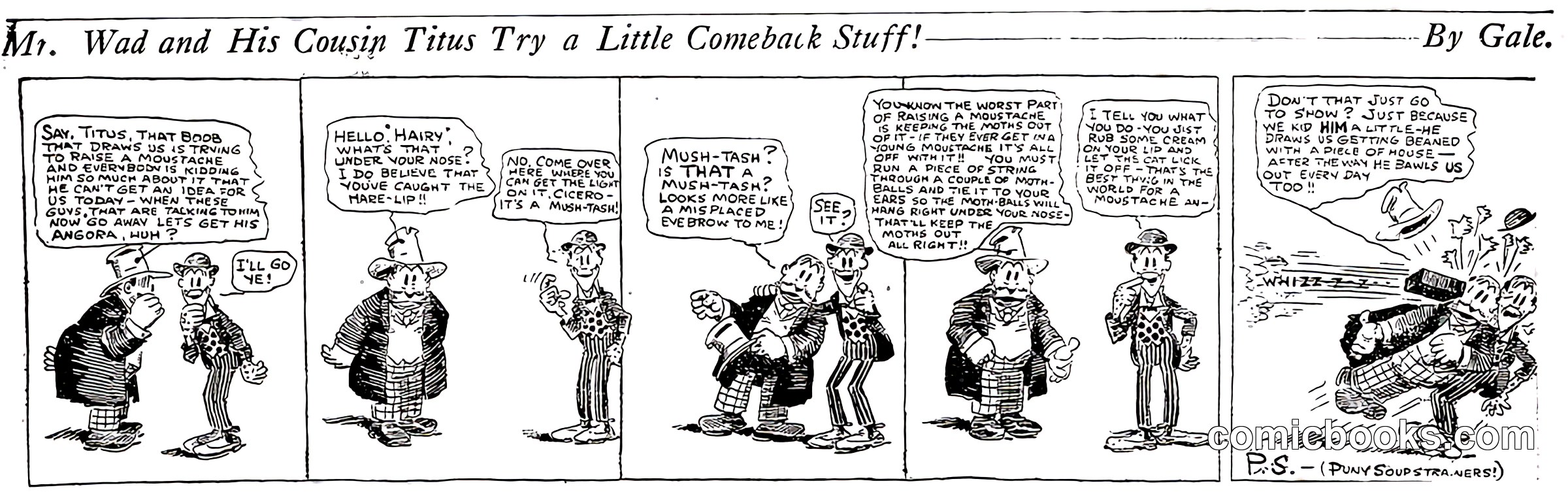 Mr. Wad and His Cousin Titus Try a Little Comeback Stuff!