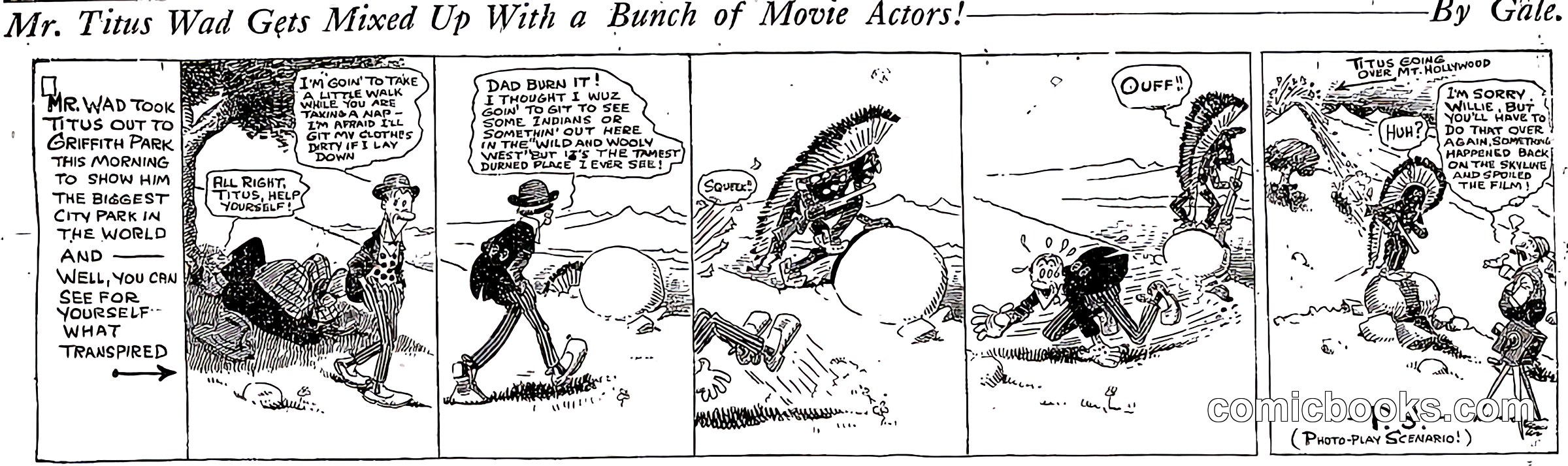 Mr. Titus Wad Gets Mixed Up With a Bunch of Movie Actors