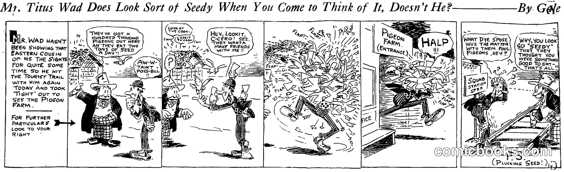 Mr. Wad Does Look Sort of Seedy When You Come to Think of It, Doesn't He?