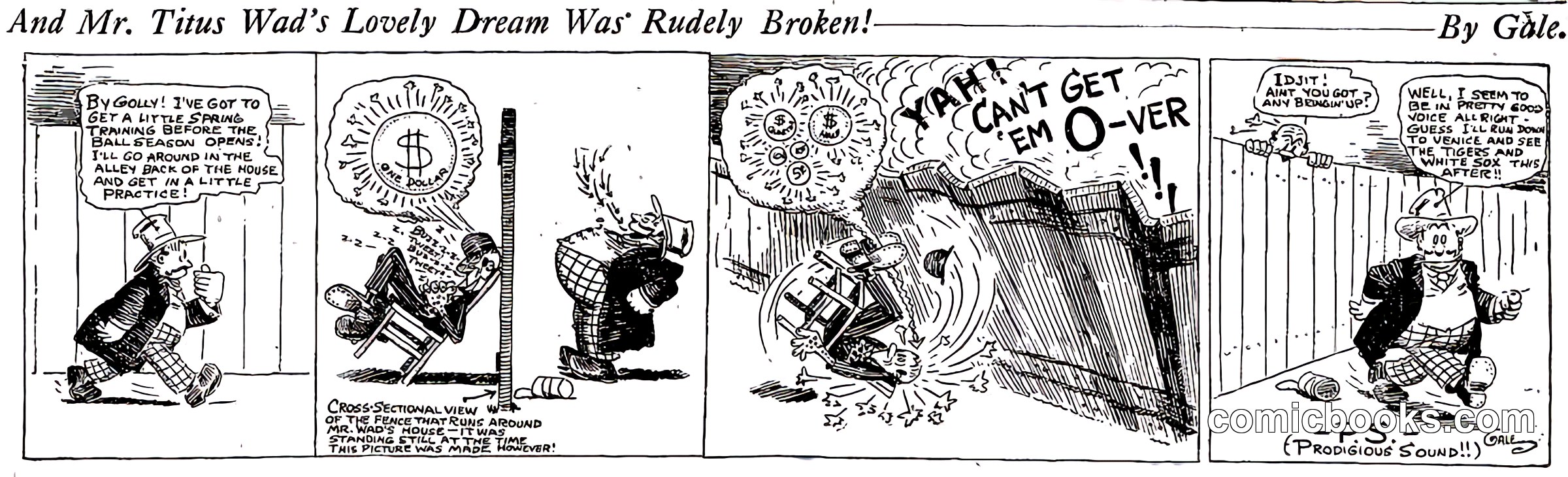 And Mr. Titus Wad's Lovely Dream Was Rudely Broken!