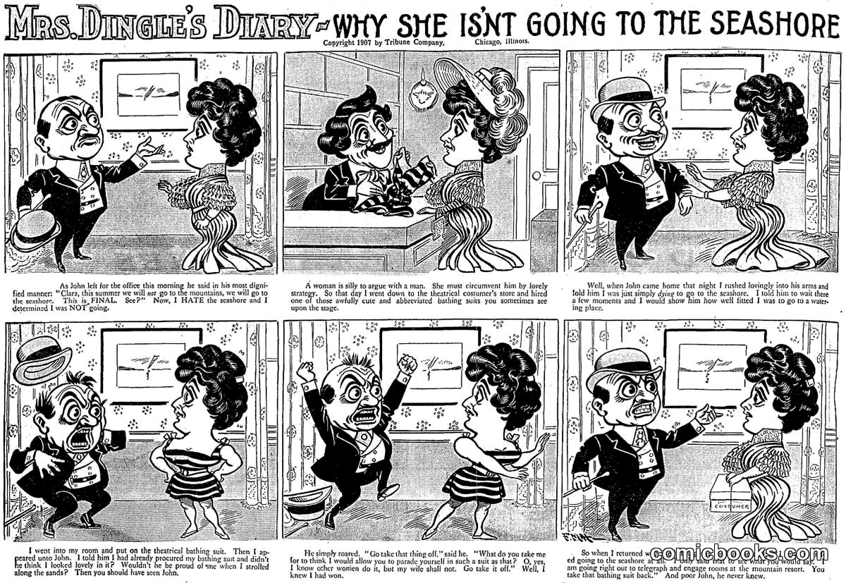 Mrs. Dingle's Diary — Why She Isn't Going to the Seashore