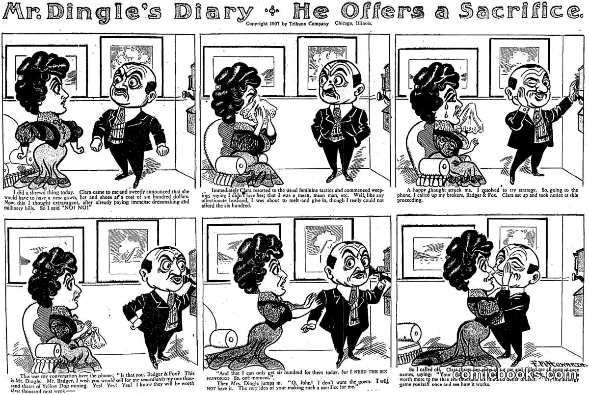 Mr. Dingle's Diary: He Offers a Sacrifice