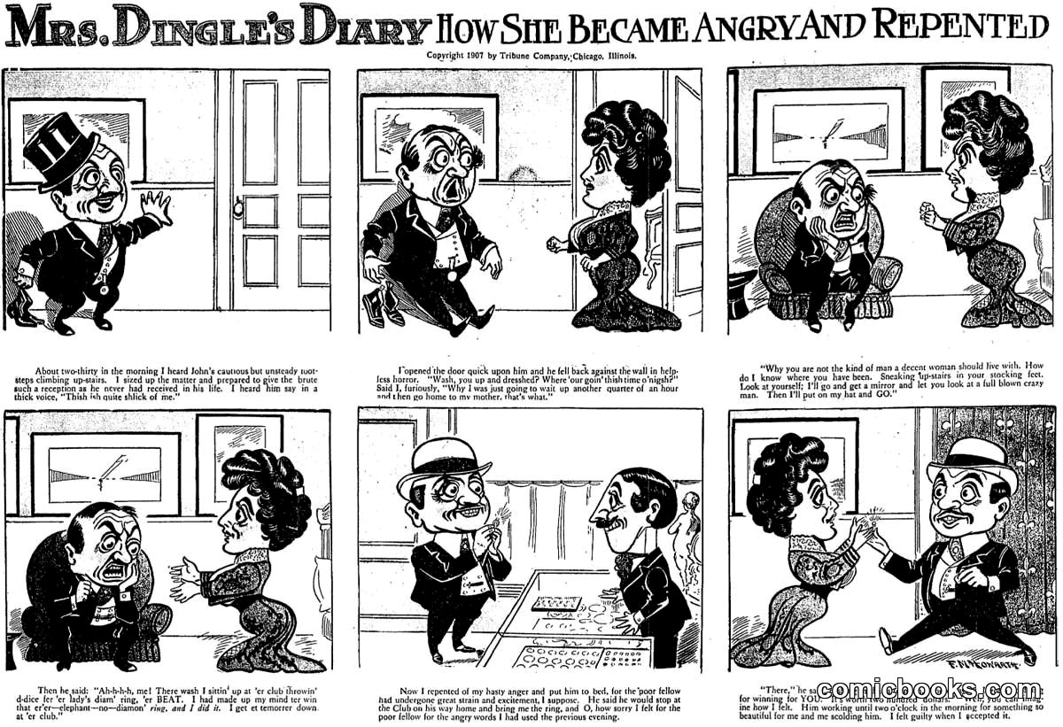 Mrs. Dingle's Diary: How She Became Angry and Repented