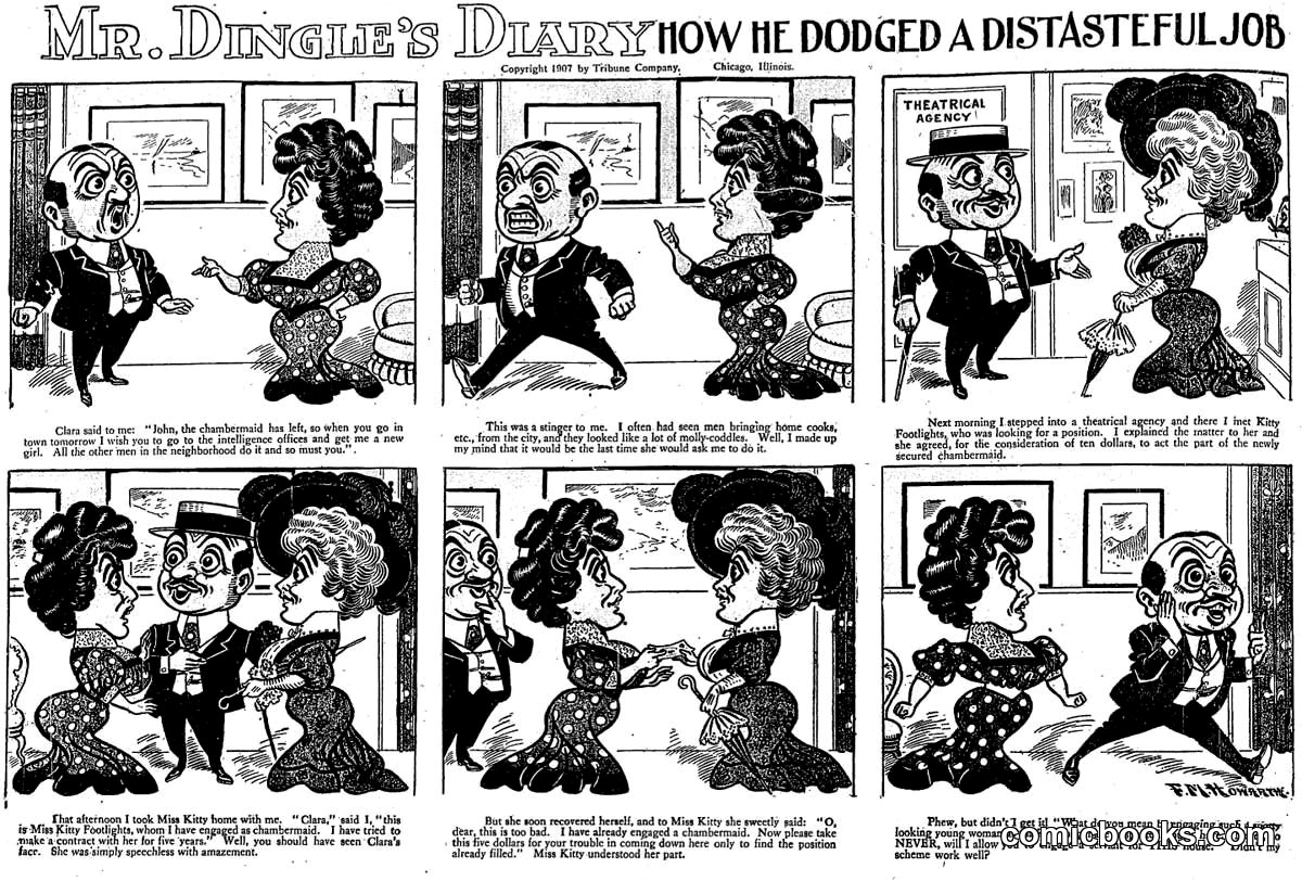 Mr. Dingle's Diary: How He Dodged a Distasteful Job