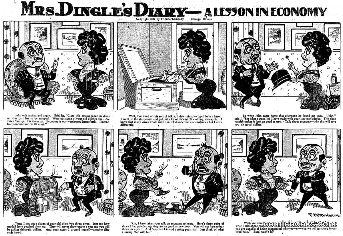 Mrs. Dingle's Diary: A Lesson in Economy