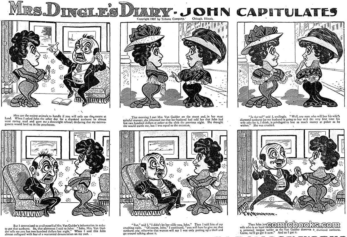Mrs. Dingle's Diary: John Capitulates