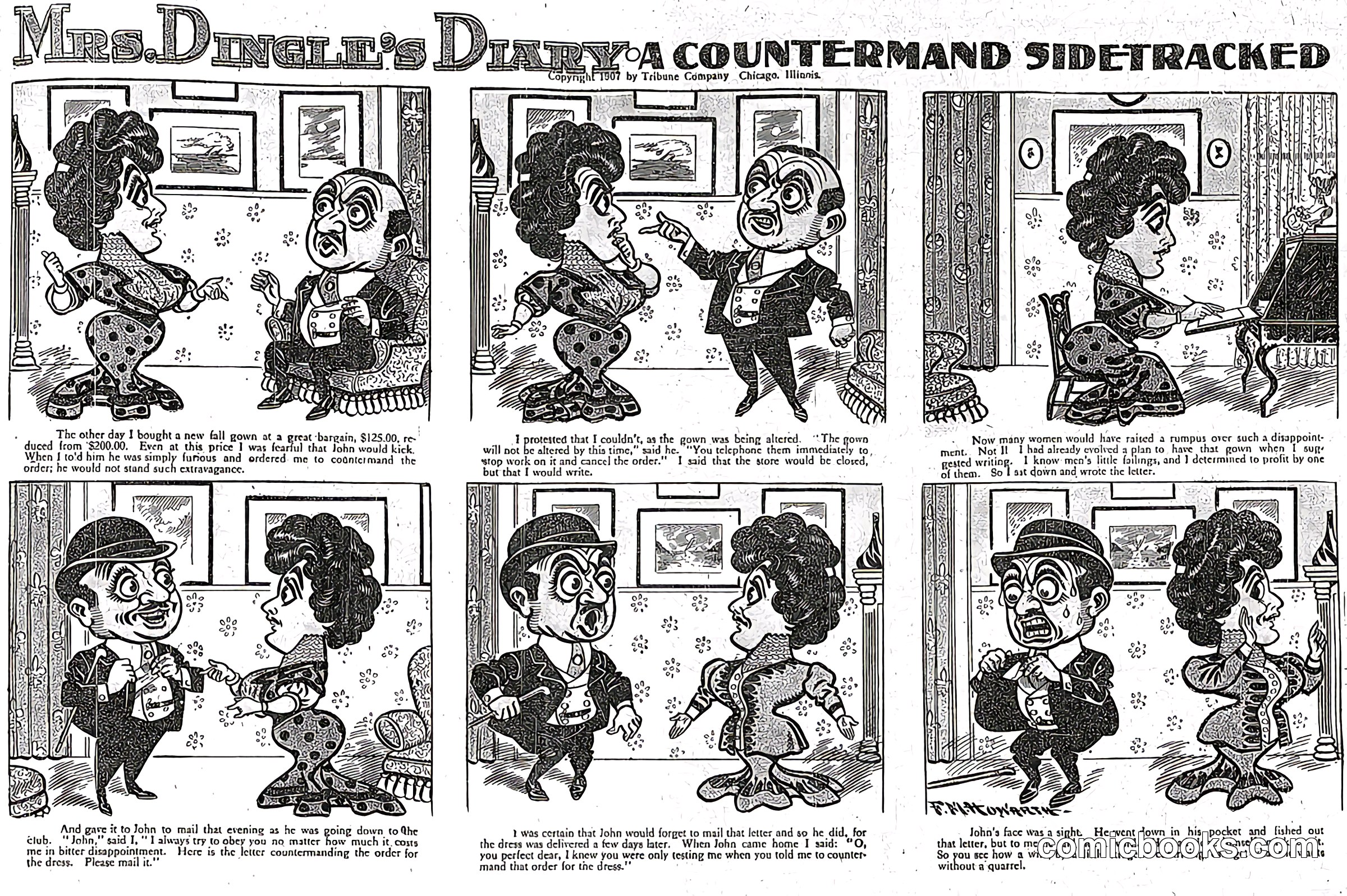 Mrs. Dingle's Diary: A Countermand Sidetracked