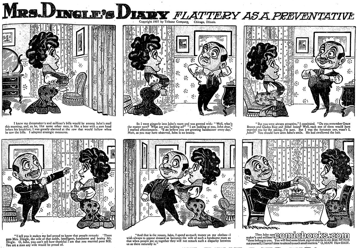 Mrs. Dingle's Diary: Flattery as a Preventative