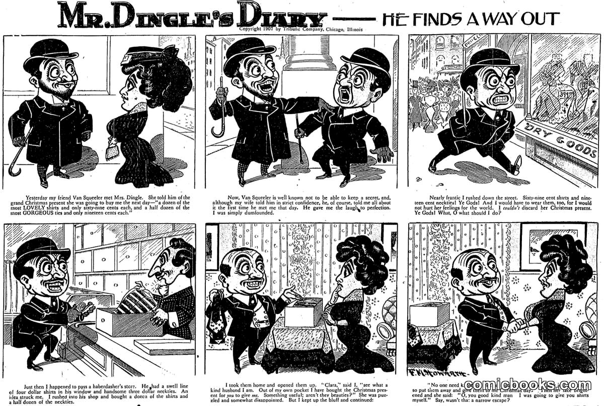 Mr. Dingle's Diary: He Finds a Way Out