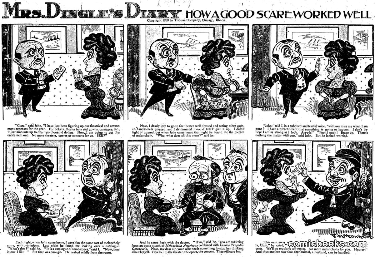 Mrs. Dingle's Diary: How a Good Scare Worked Well