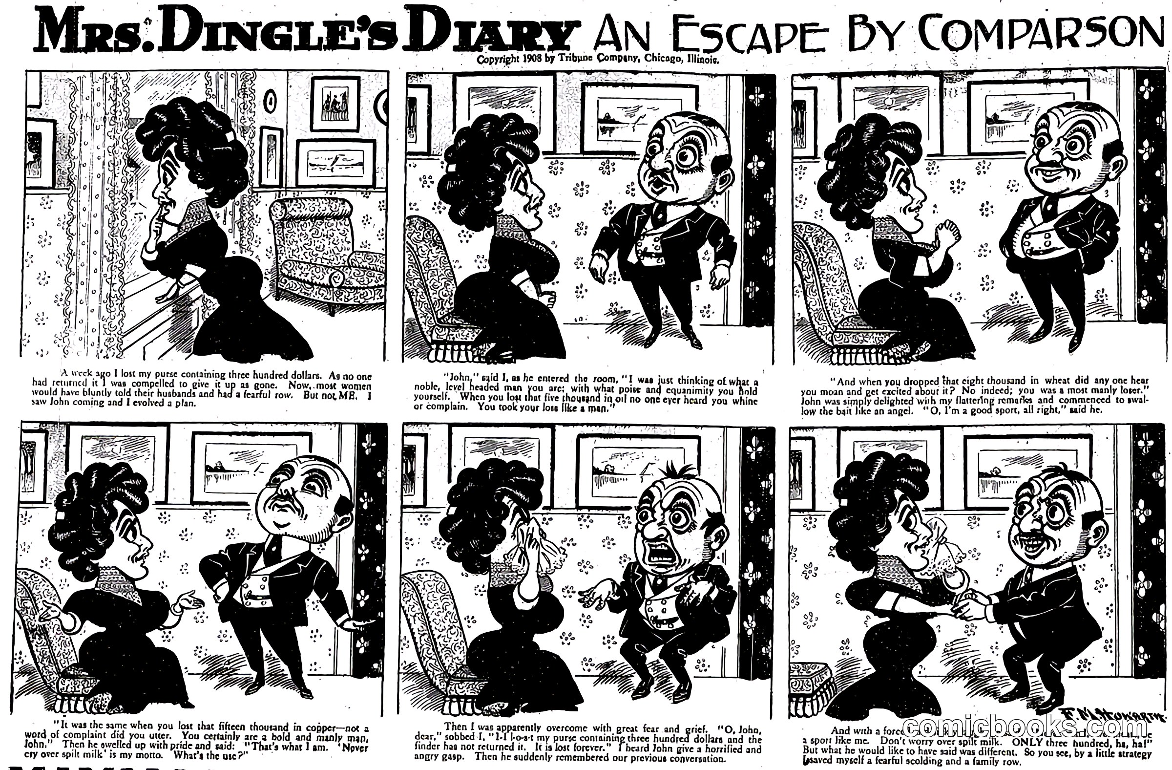 Mrs. Dingle's Diary: An Escape by Comparison
