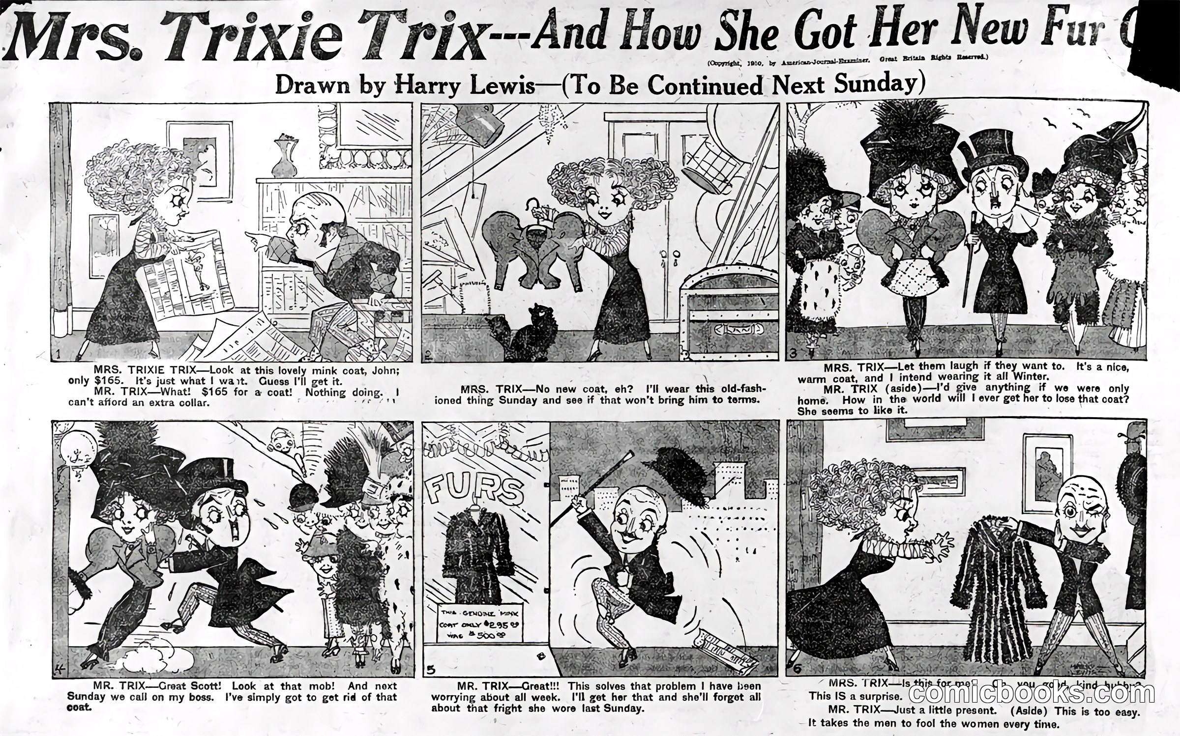 Mrs. Trixie Trix—And How She Got Her New Fur