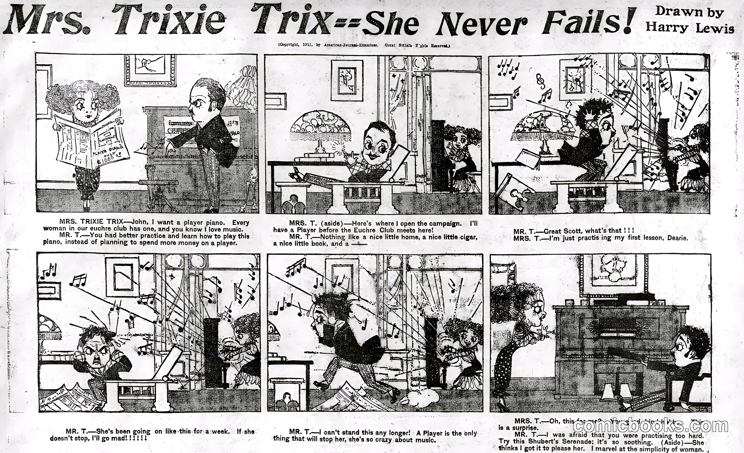Mrs. Trixie Trix—She Never Fails!