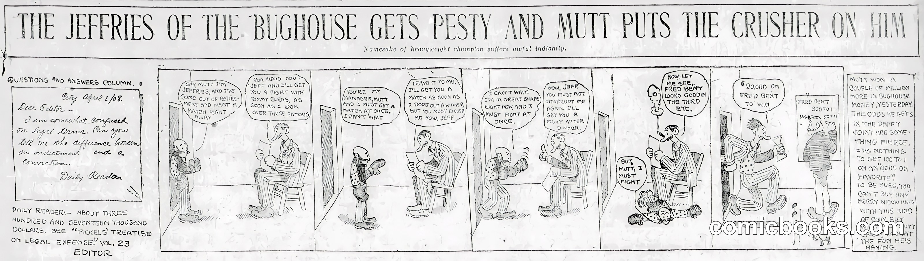 Mutt and Jeff — 1908-04-02