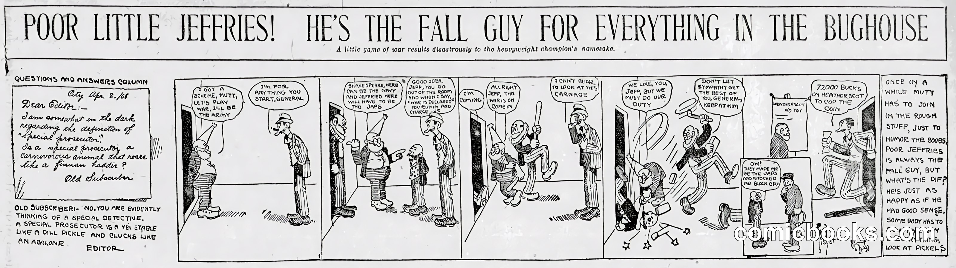 Mutt and Jeff — 1908-04-03