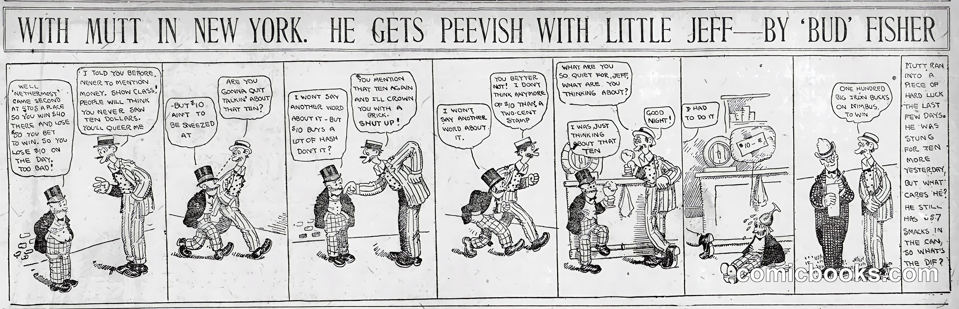 Mutt and Jeff — 1908-08-11