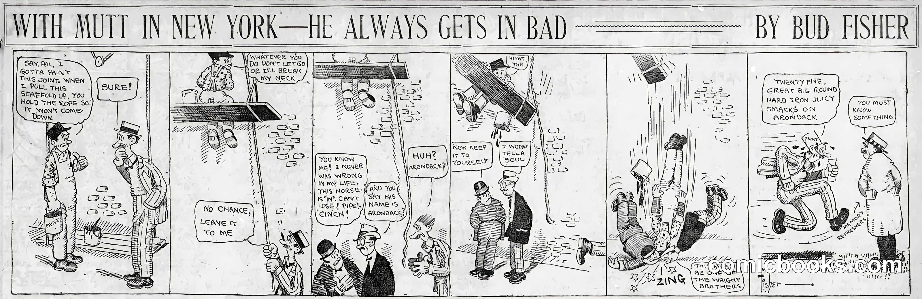 Mutt and Jeff — 1908-08-26