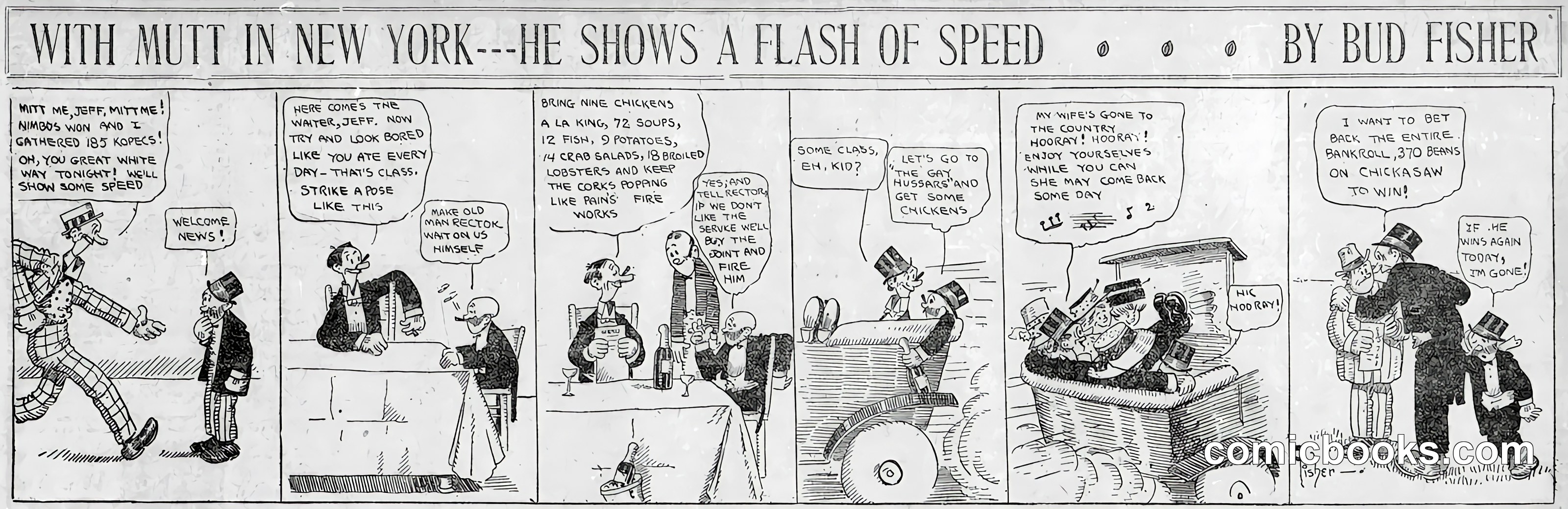 Mutt and Jeff — 1908-09-02
