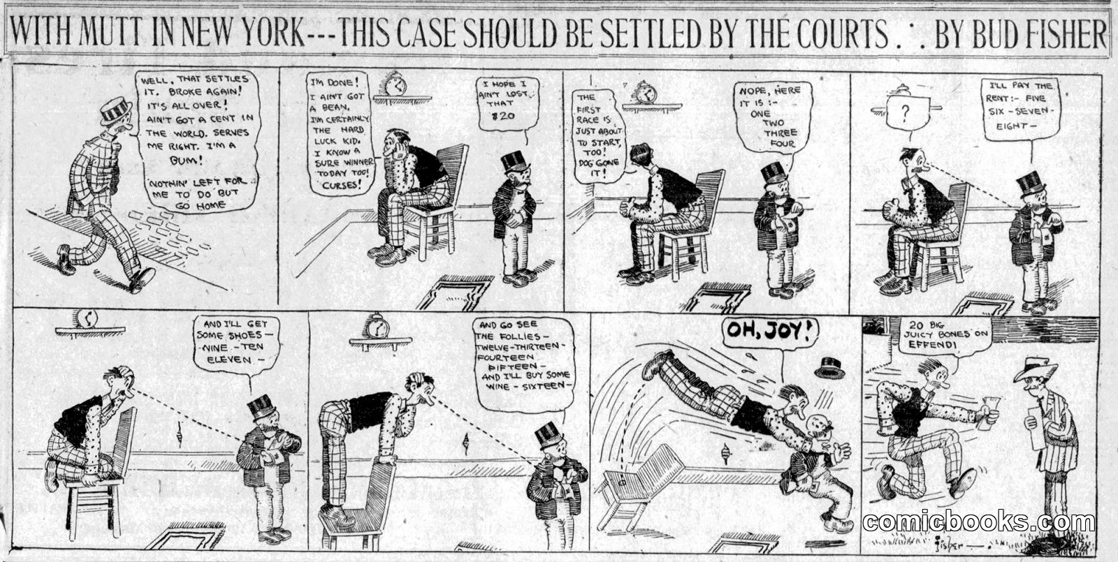 Mutt and Jeff — 1908-09-06