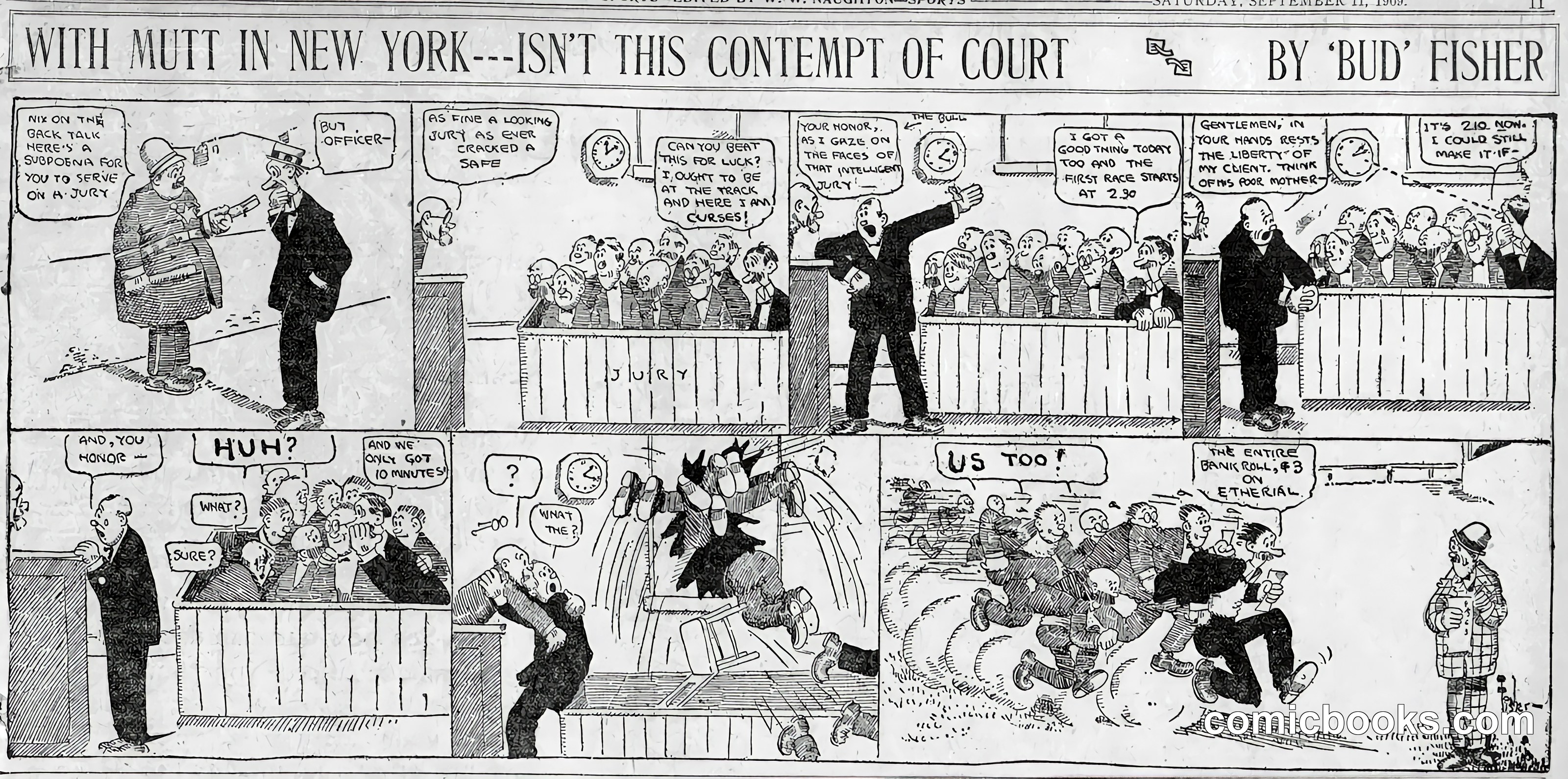 Mutt and Jeff — 1908-09-11