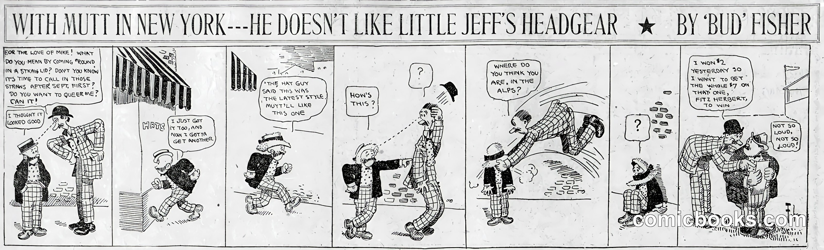 Mutt and Jeff — 1908-09-20
