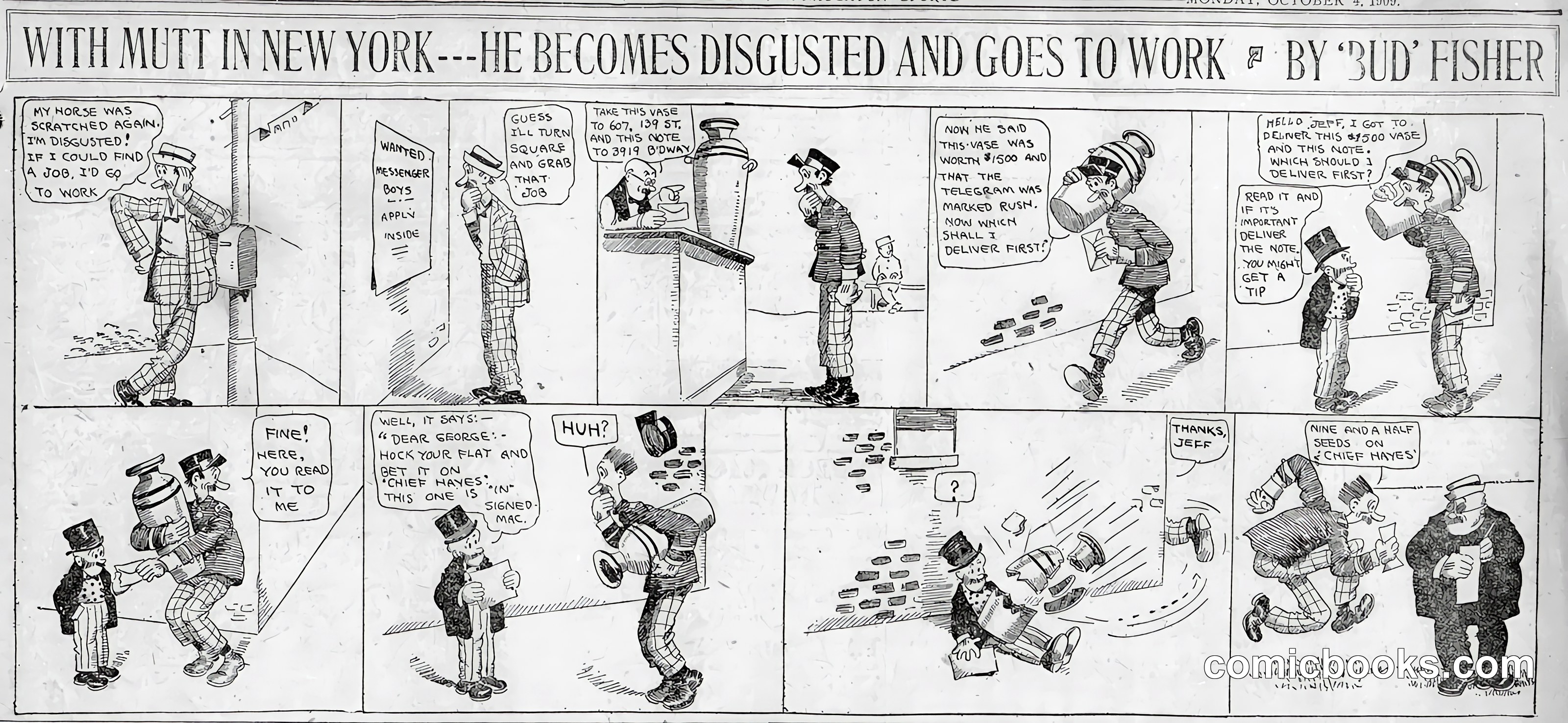 Mutt and Jeff — 1909-10-04