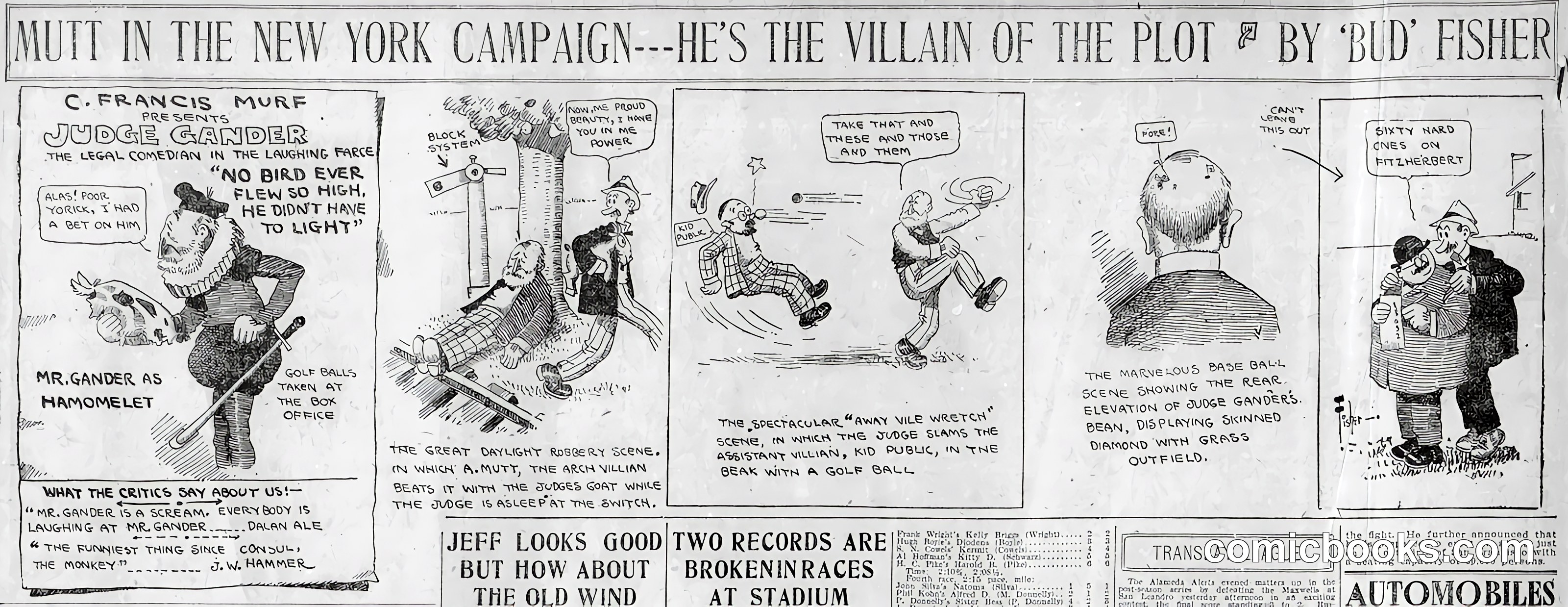 Mutt and Jeff — c. 1909