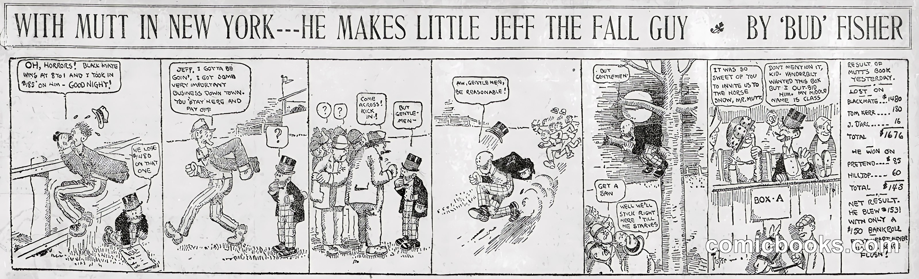 Mutt and Jeff — 1909-11-18