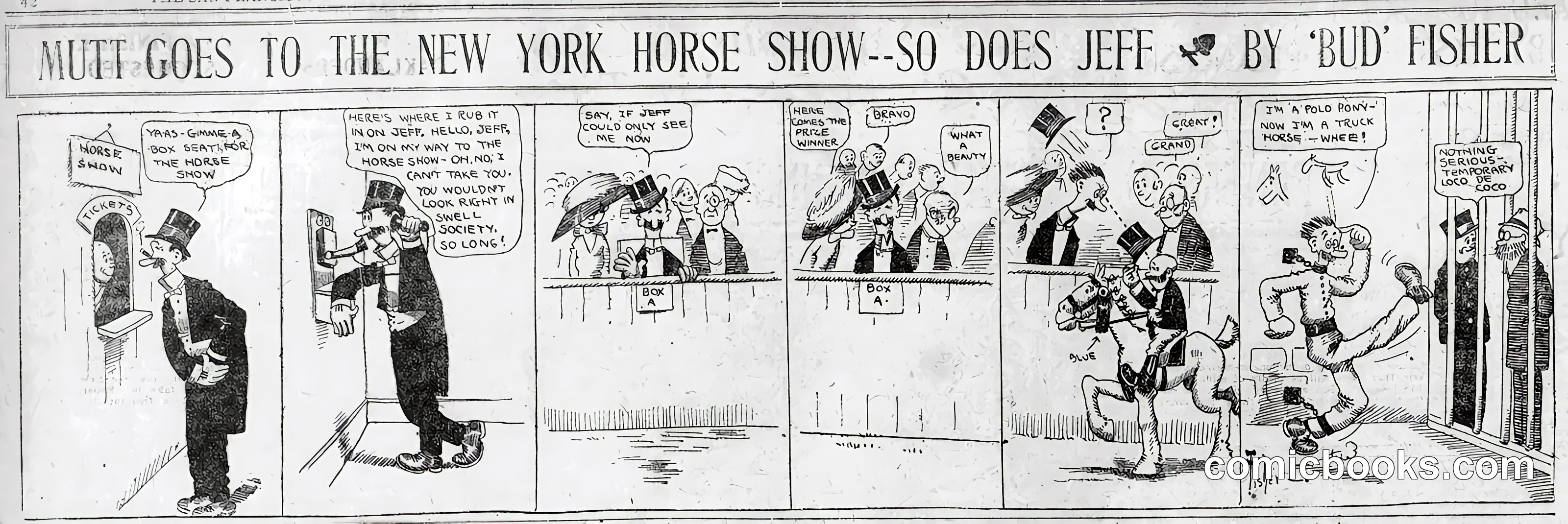 Mutt and Jeff — 1909-11-21