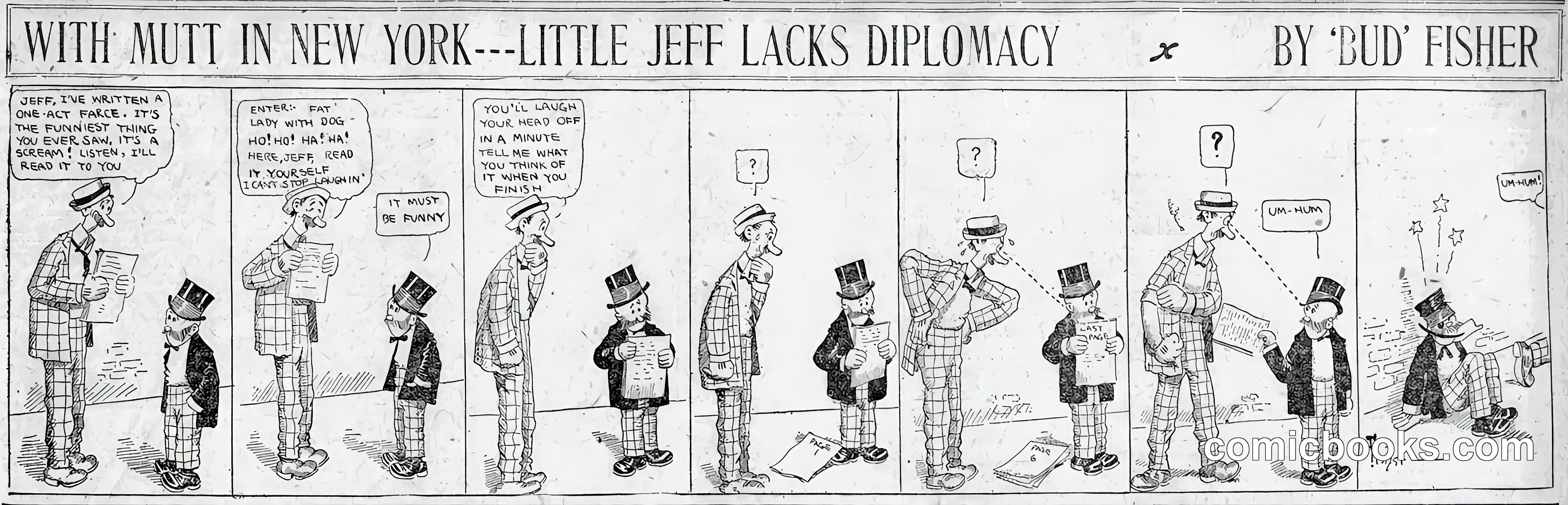 Mutt and Jeff — 1909-11-22