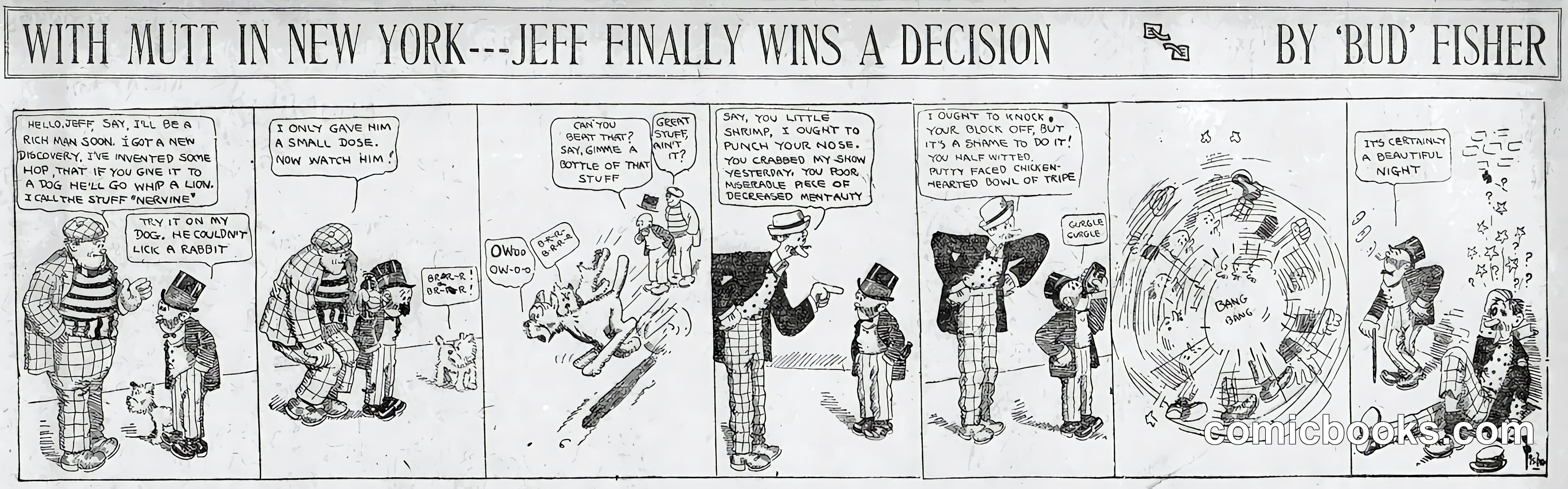 Mutt and Jeff — 1909-11-24